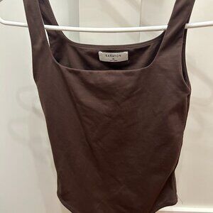Brown Babaton Bodysuit